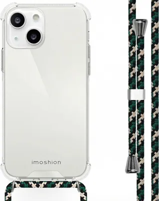 Immagine prodotto di imoshion Cover posteriore con cinturino iPhone 13 - Verde multicolore