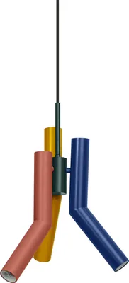 Zdjęcie produktu dla OSRAM DECOR Straw Pendant lampa wisząca, 3xE27, nieściemnialna, IP20, metal, 320mm, wielokolorowa