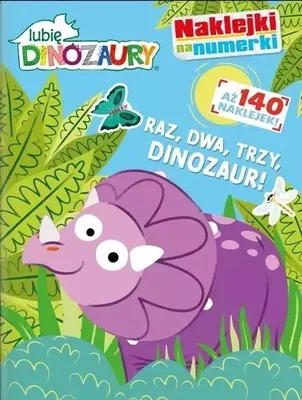 Obrázek produktu pro Lubię dinozaury. Naklejki na numerki cz.1