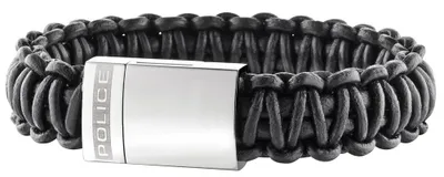 Produktbild von Police Lederarmband schwarz PJ25687BLB.01-L Roman Armschmuck