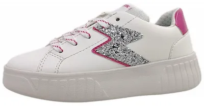 Image de Geox Mikiroshi : Chaussures pour filles, chaussures basses à lacets, blanches, pour le quotidien
