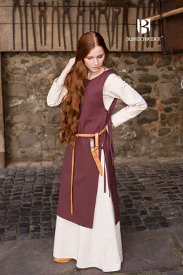 Produktbild von Mittelalter Kleid Typ Überkleid Haithabu Braun XXL