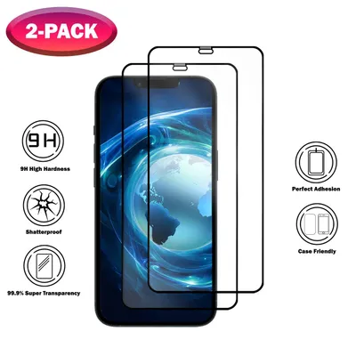 Obrázok produktu pre 2-balenie iPhone 12 Pro Max Ochranné sklo na displej - Tvrdené sklo 9H - Super kvalita 3D