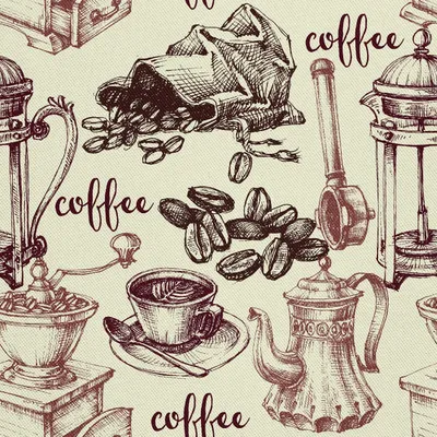 Immagine prodotto di OUTDOOR DECOSTOFFE OXFORD - Motiv Kaffee