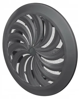 Produktbild von Awenta Lüftungsgitter rund Ø 100-150 mm Graphit T88