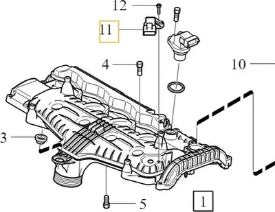 Produktbild von VOLVO S80 V70 XC70 Ladedrucksensor 31216308