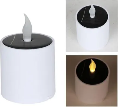 Produktbild von Solar-Kerzenleuchte mit Flackereffekt-LED, Höhe 115 mm, Ø 75 mm, 6 Std. Leuchtdauer