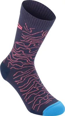 Image de Chaussettes Alpinestars Drop 15, blau/pink, L