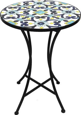 Mosaik Mosaiktisch Gartentisch Bistrotisch Tisch 60cm