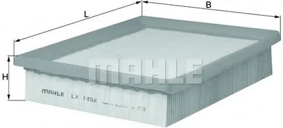 Produktbild von Luftfilter MAHLE LX 1458 Filtereinsatz