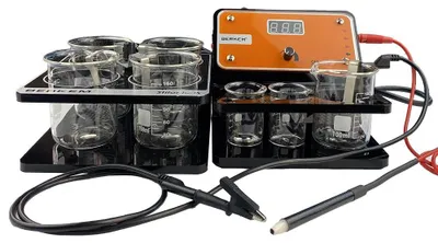 Produktbild von Galvanikgerät für Schmuck - Bürstenplattieren Stift-Set - 220 V - Für Gold, Silber, Kupfer - Tragbares Tischgerät - 4 kg