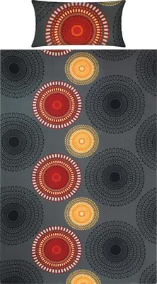 Produktbild von REDBEST Bettwäsche anthrazit-terra 1x 135x200 cm + 1x 40x80 cm