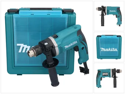 Obrázek produktu pro Klíč vrtačky Makita HP1630K 3200 ot./min Černá,Modrá 2,1 kg