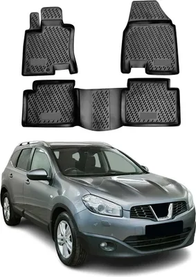 Produktbild von 2008-2014 Nissan Qashqai +2 Fußmatten TPE Schwarz 4 tlg