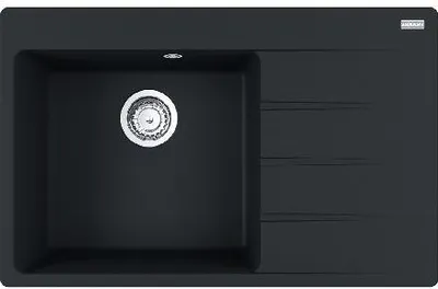 Obrázek produktu pro Franke Centro - Fragranitový dřez CNG 611-78 TL/2, 780x500 mm, matná černá 114.0637.513