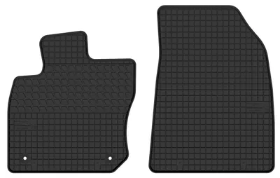 Image de Tapis avant en caoutchouc pour VW Tiguan III 2022- (SUV) – 2 pièces, noirs, sur mesure