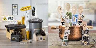 Produktbild von Outdoor Hocker Bierkiste, Sitzaufsatz Modell: GRILLEN OHNE BIER..., Material Kunstleder, Maße 44 x 34 x 5 cm, Farbe schwarz, ideal für Garten, Terrasse, Bar, oder einfach Zuhause.