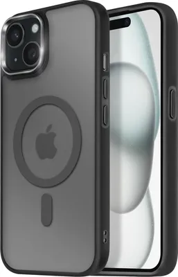 Produktbild von Avizar, MagSafe Hülle für Apple iPhone 14 Plus / 15 Plus Frost Color, Schwarz