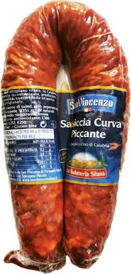 Produktbild von Salsiccia Curva Piccante traditionelle italienische Wurst 300g - San Vincenzo