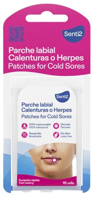 Image de SENTI2 Patchs contre l'herpès labial - 16 unités