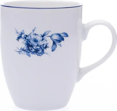 Produktbild von Eva, Porzellanbecher, 0,37 l, blaue Rosen, Thun 1794