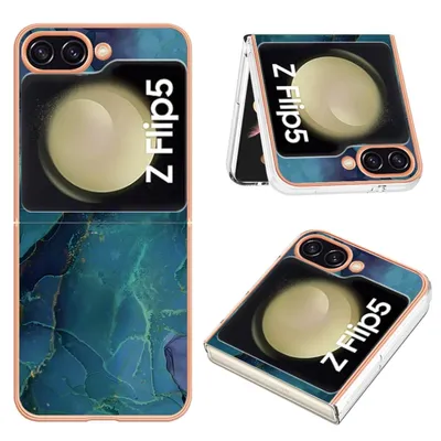 Produktbild von König Design Hülle kompatibel mit Samsung Galaxy Z Flip5 Kunststoff Soft Handyhülle - Handy Case Grün