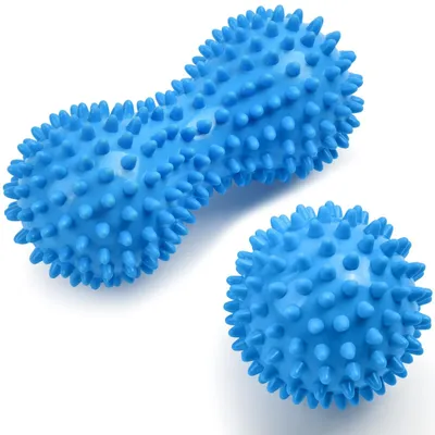 Produktbild von Massageball Set - Igelball mit Noppen - 7,5 cm und 15 cm - 2 Stück