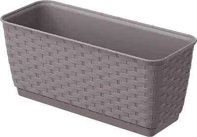 Obrázek produktu pro Truhlík s miskou RICHARD vyšší mocca 29,3 cm
