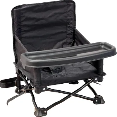 Produktbild von BAMBISOL Chaizounette 2-in-1 Sitzerhöhung für unterwegs, mit Tragetasche, schnell zusammenklappbar, kompakt in Schwarz