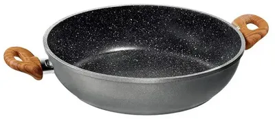 Image de STONELINE® Back to Nature poêle à servir 24 cm | aspect bois