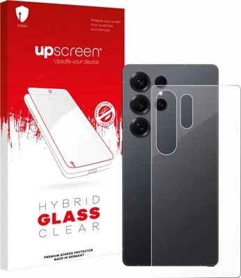 Produktbild von upscreen Schutzglas für Samsung Galaxy S25 Ultra (Rückseite) Schutzfolie Panzer Folie Glas Display Schutz klar