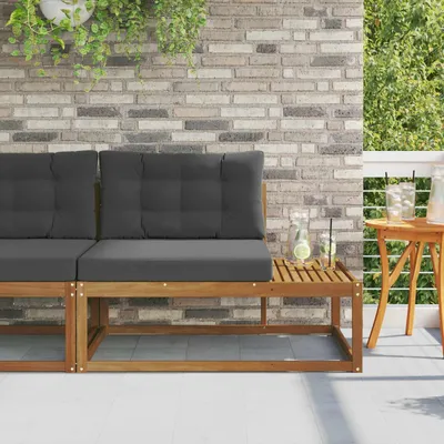 Produktbild von "Summerschlussverkauf"Outdoor Endsofa/Gartenlounge 1 PC - CLORIS - für Terrasse/Balkon - Natur 115x83x73 cm Massivholz Akazie - Gartensofas DEMöbel781197