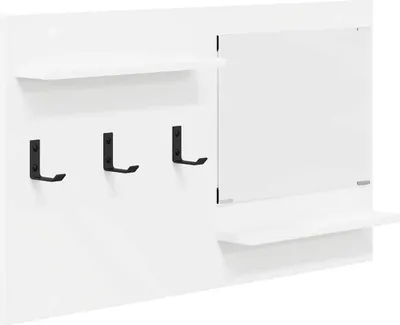 Obrázok produktu pre vidaXL Nástenný nočný stolík Biely 90 x 10 x 50 cm Drevený materiál