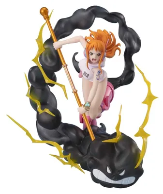 One Piece Figuarts Zero Nami Lightning Blast Figur, 17 cm
