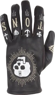 Produktbild von Helstons Kustom Motorradhandschuhe, schwarz, 13