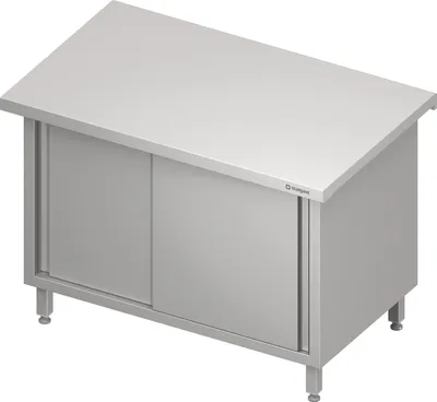Produktbild von Neutralausgabe "Free Flow" mit Schiebetüren 1500x750x880 mm, Edelstahldeckplatte