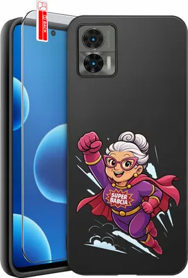 Imagen del producto de Funda para Motorola Moto Edge 30 Neo, con diseños coloridos, y cristal protector 9H