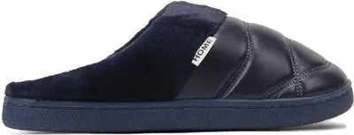 Produktbild von Damen Hausschuhe Slip On Schlappen Isoliert Slippers Amelia Dunkelblau Gr.38/39