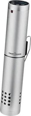 Produktbild von Kuchenka sous vide ProfiCook WiFi PC-SV 1159, funkcja WLAN, w tym automatyczne programy do precyzyjnego gotowania, w tym baza danych przepisów sous vide, aluminiowa obudowa
