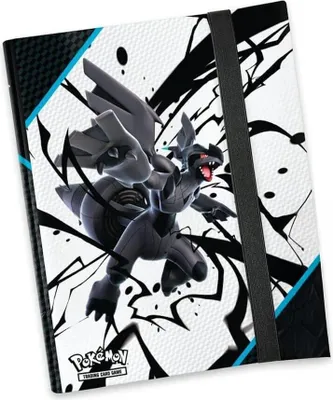 Produktbild von Pokémon Schwarze Blitze Ordner – Karmesin & Purpur | 9-Pocket Album für 360 Karten | Sammlerordner im Zekrom-Design + Heartforcards Versandschutz