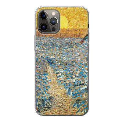 Produktbild von MuchoWow® Handyhülle Schutzhülle Hülle für iPhone 13 Pro Der Sämann - Vincent van Gogh Silikon Softcase Handy Hülle - Handy-Tasche