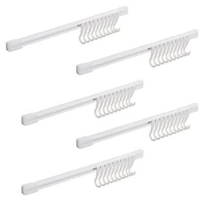 Küchenutensilienhalter, selbstklebend, 30 cm, 5 Stück, 50 Haken