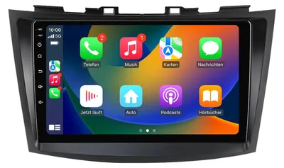 Obrázek produktu pro Android autorádio 9 palců 64 GB pro SUZUKI SWIFT 4 2011-2017 CarPlay Android Auto Navi Bluetooth DAB+ zadní kamera