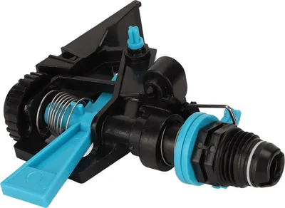 Produktbild von Kunststoff Sprinkler Kopf Rotation Bewässerung Kopf für Garten Hof Rasen Bewässerung G1/2 Außengewinde