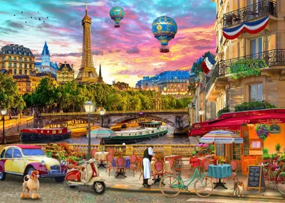 Immagine prodotto di Bluebird Puzzle Puzzle City of Love Paris - 500 Teile Puzzle