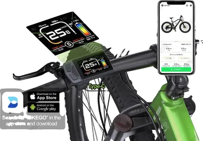 Zdjęcie produktu dla Wyświetlacz Ebike, złącze 5-PIN, obsługa poziomów PAS, EKD01