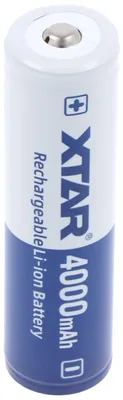 Immagine prodotto di Batteria ricaricabile Xtar Li-Ion 18650 con protezione PCB 4000 mAh