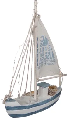 Produktbild von Holz-Segelschiff Dekoartikel mit LED