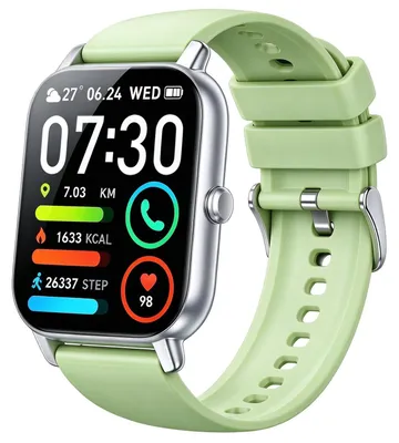Produktbild von Smartwatch Damen Herren HD mit Bluetooth-Anruf Rund-um-die-Uhr-Gesundheitsmonitor