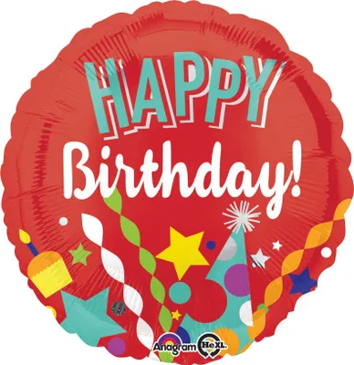 Produktbild von AMSCAN Standard Happy Birthday - Festlich 0 0 0